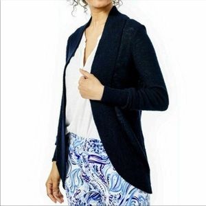 Lilly Pulitzer Black Amalie Cardigan XS